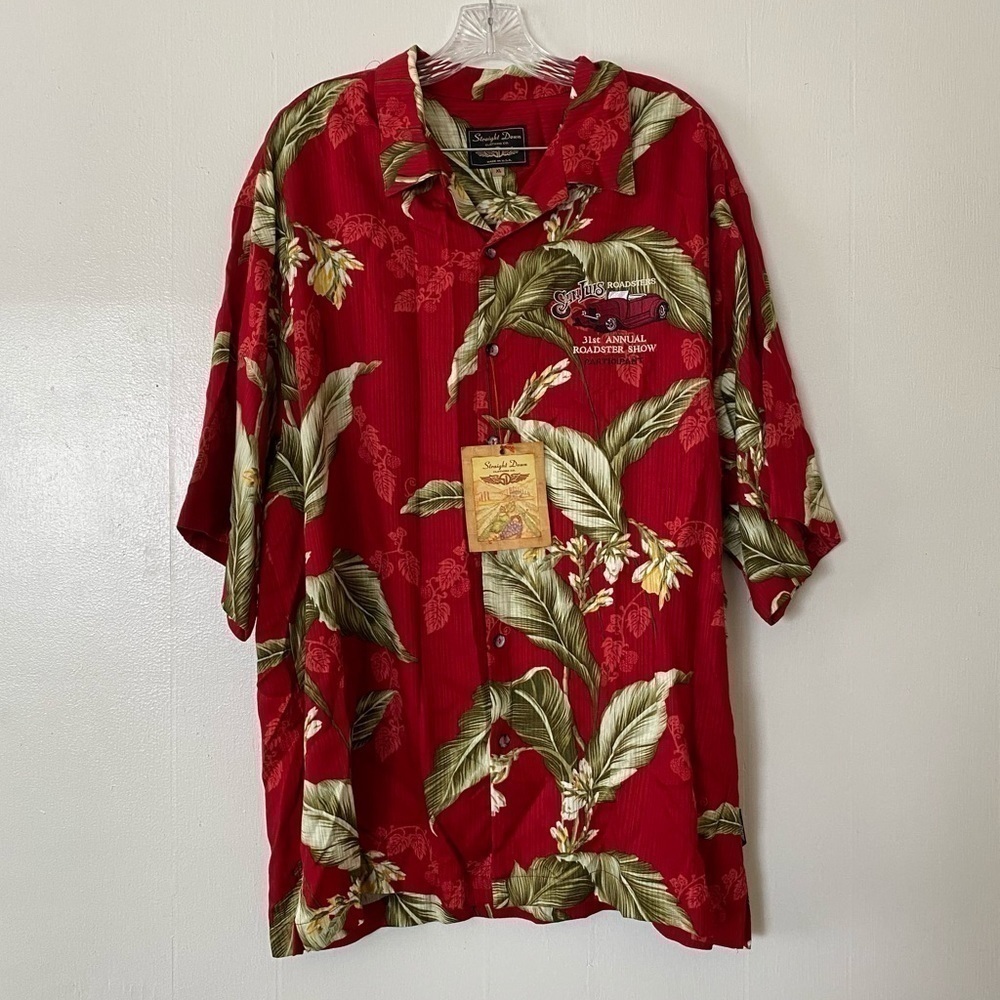 NWT straight down hawaiian short sleeve shirt